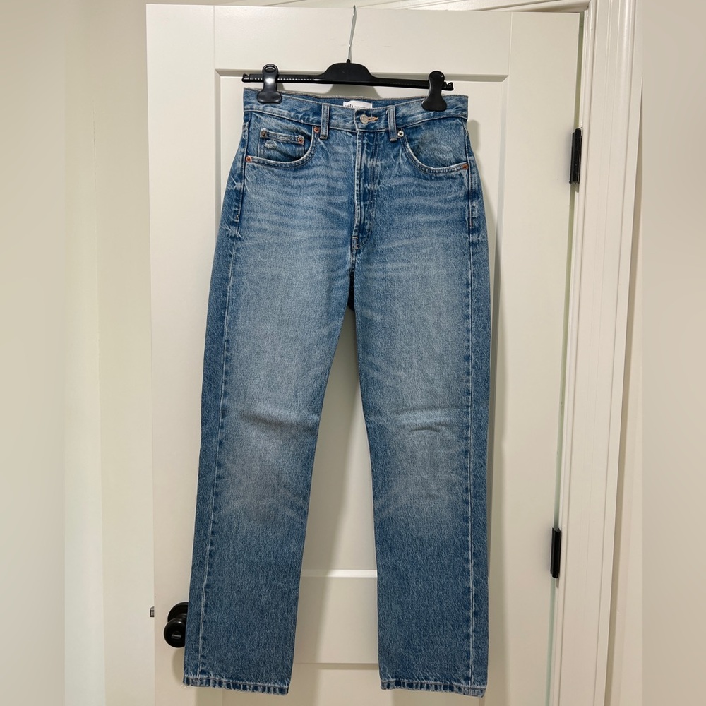 Zara Straight Leg Blue Jeans